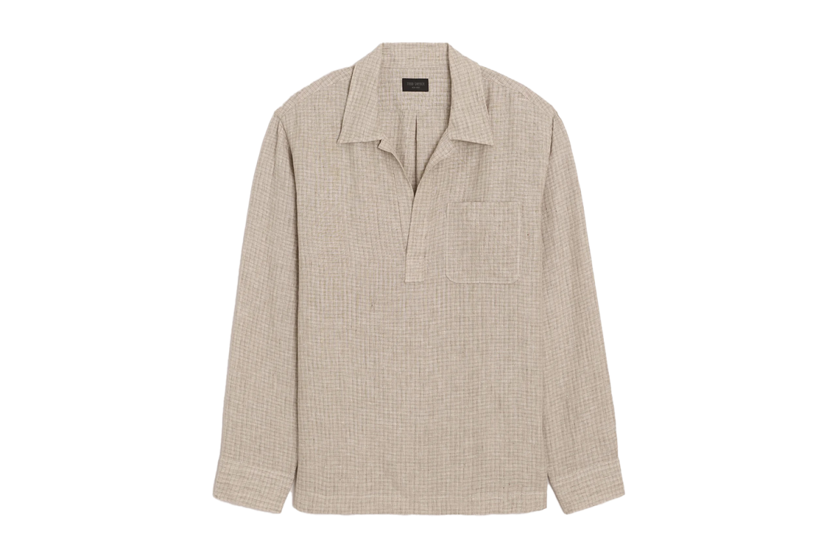 Todd Snyder Linen Popover Shirt