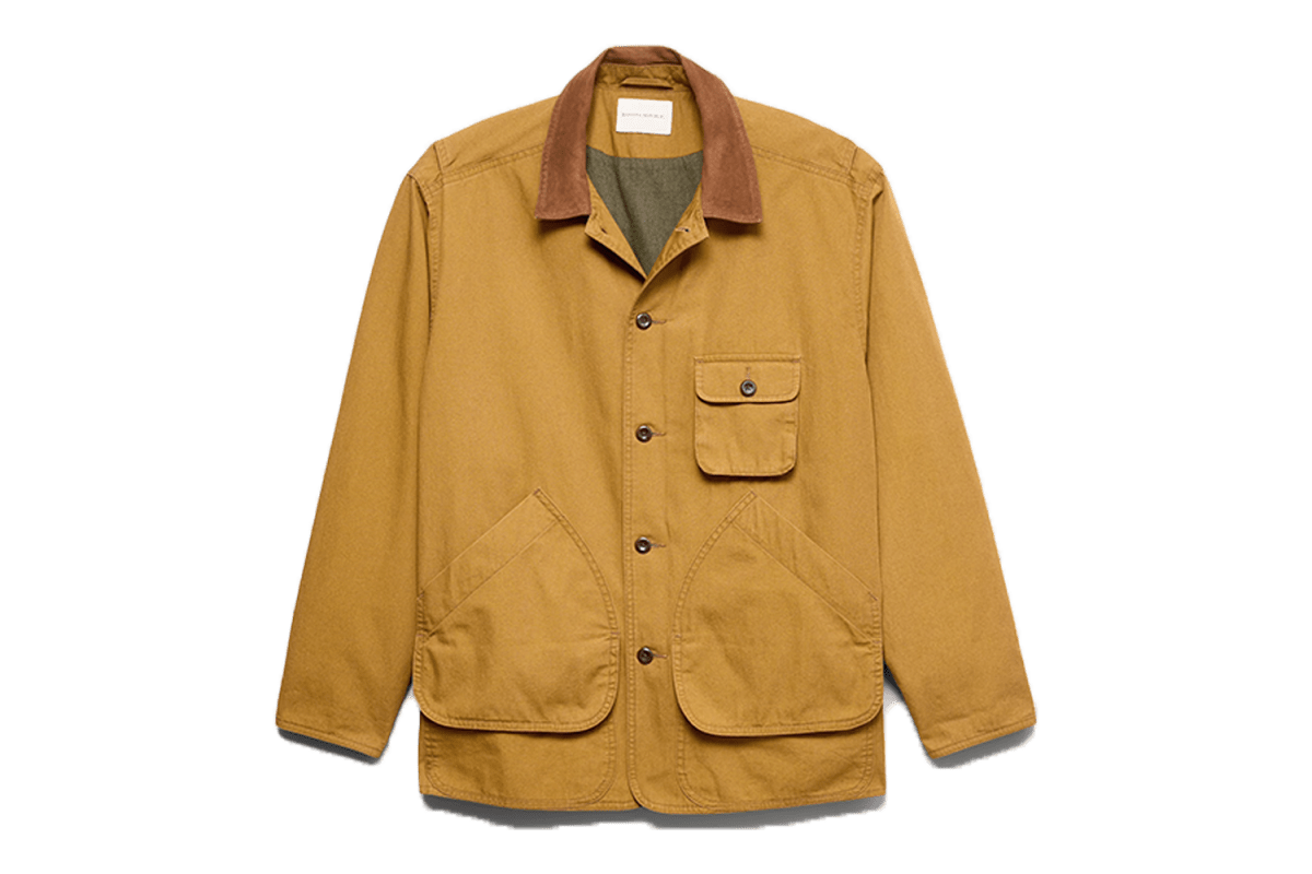 Banana Republic Archive Reissue Suede Collar Walking Jacket