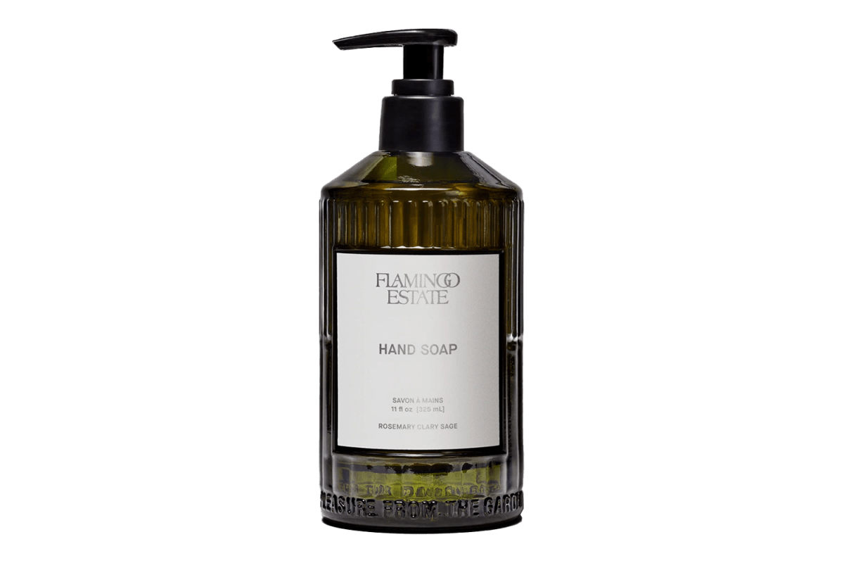 Flamingo Estate Rosemary Clary Sage Glass Hand Soap