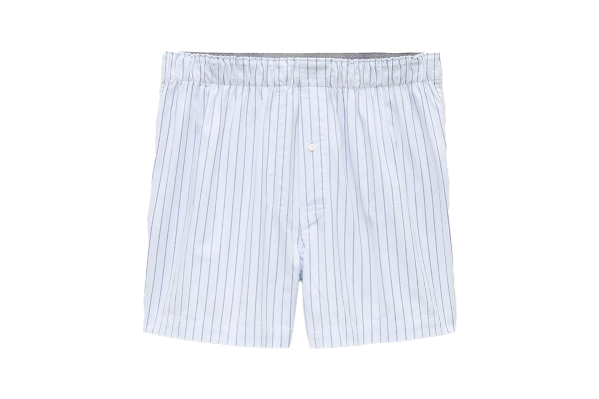 J.Crew Organic Cotton Oxford Boxer Short