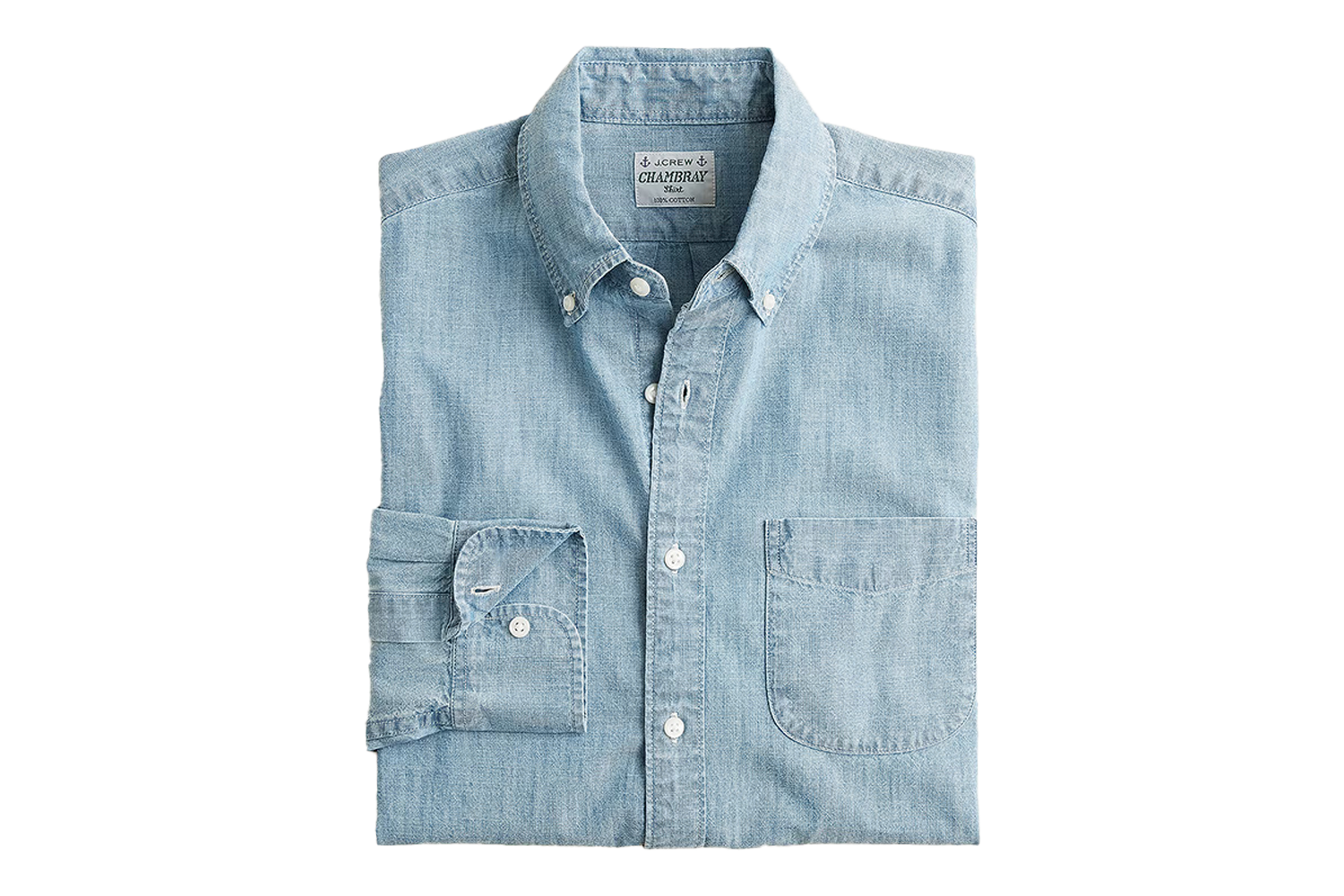 J.Crew Organic Cotton Chambray Shirt