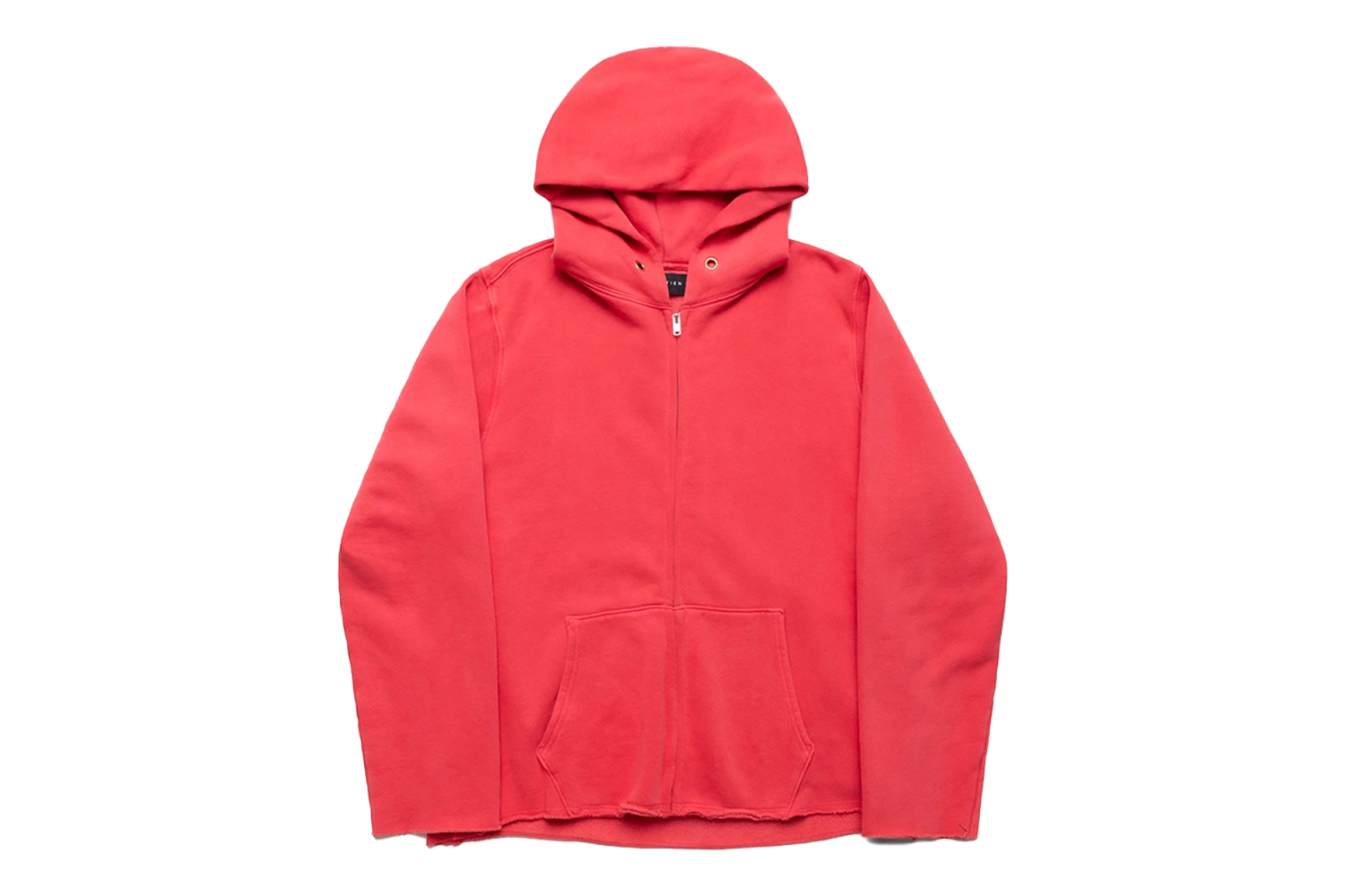 Les Tien Heavyweight Raw Zip Hoodie