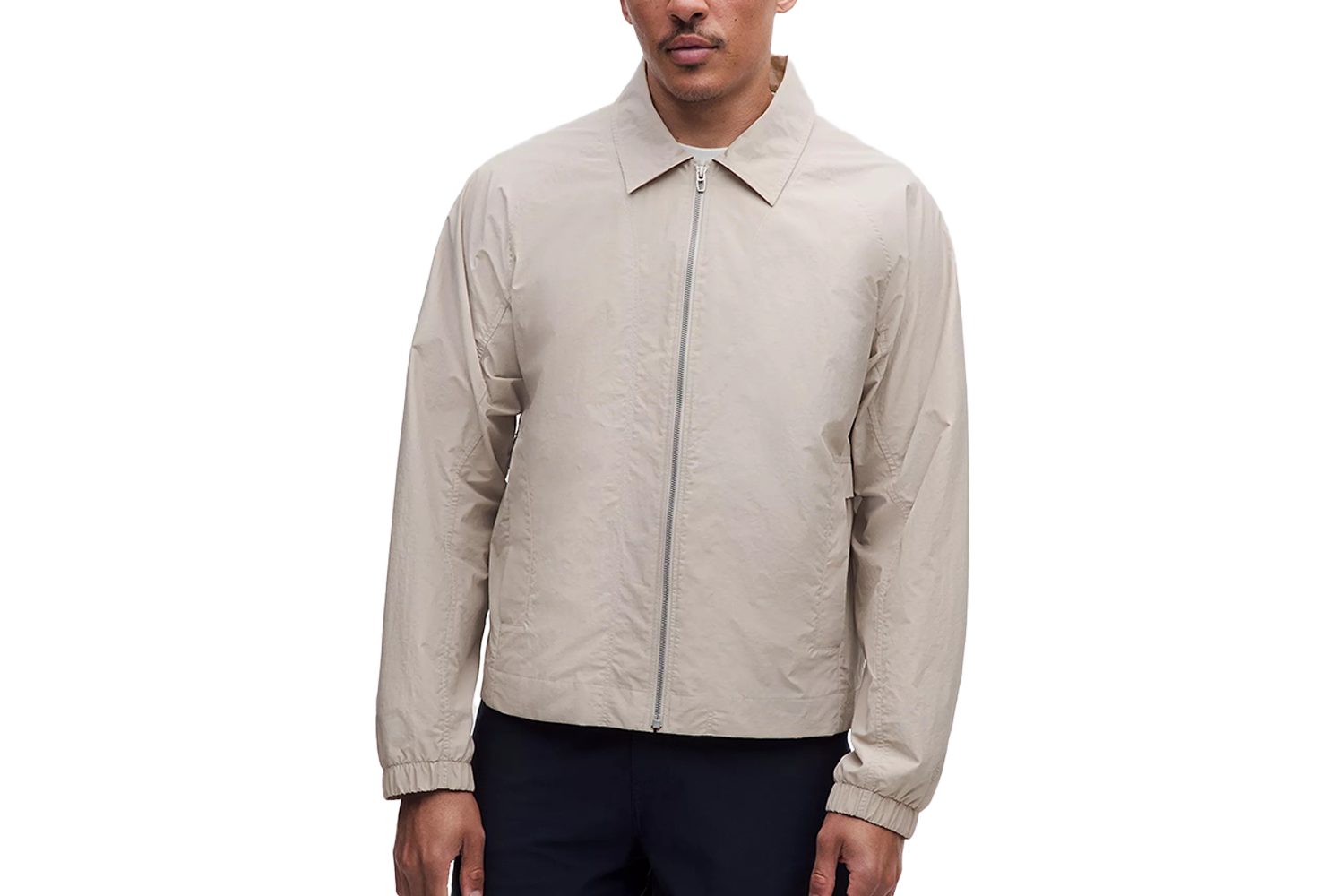 Lululemon Cotton-Blend Collared Jacket