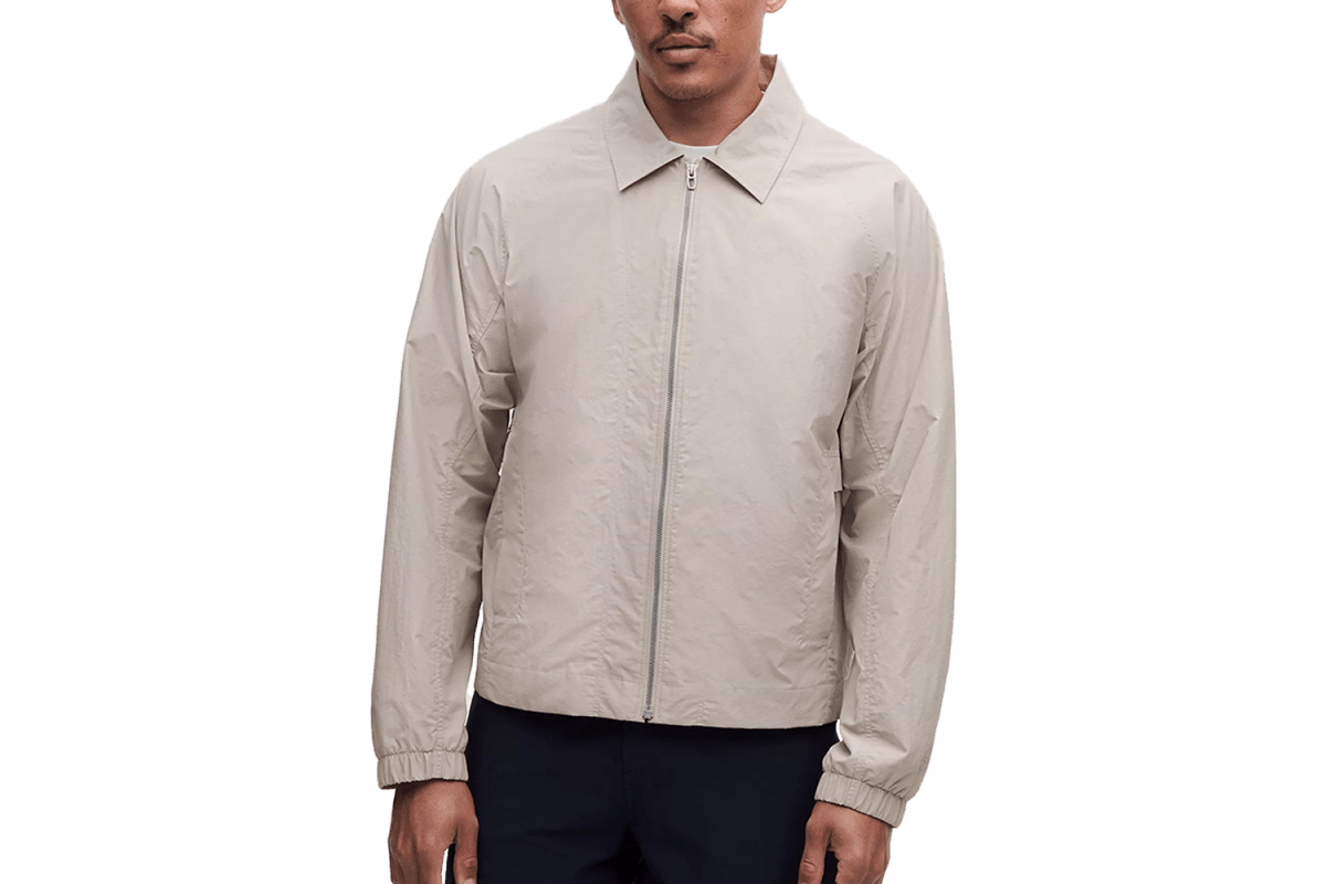 Lululemon Cotton-Blend Collared Jacket