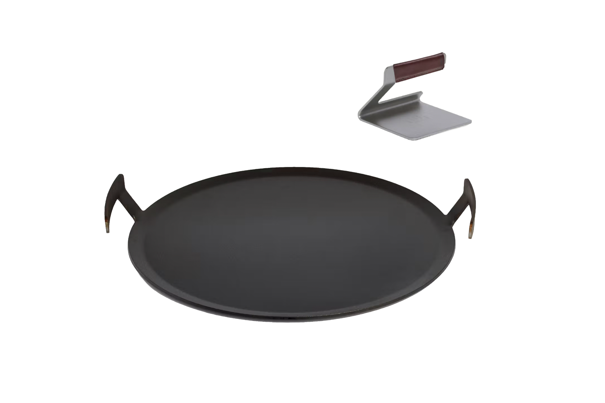 Made In Round Carbon Steel Griddle Set