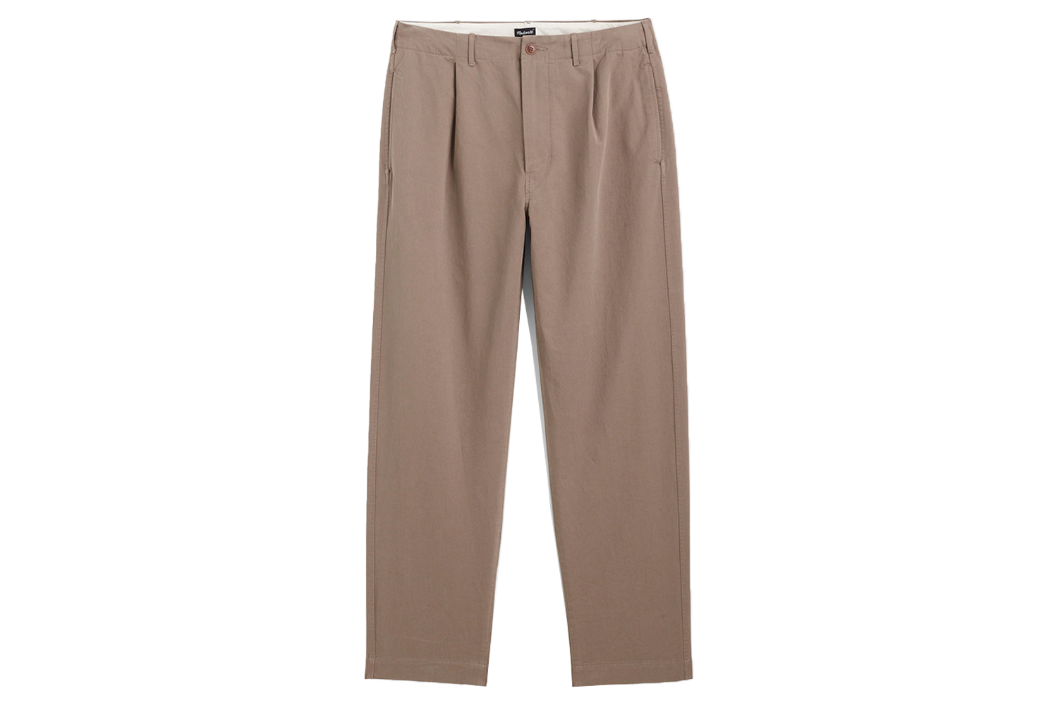 Madewell Uniform Twill Pleated Chino Pants
