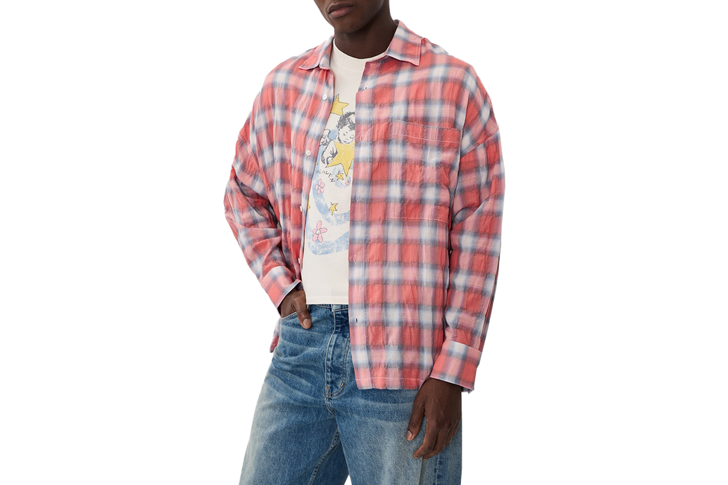 Nahmias Featherweight Plaid Button Up