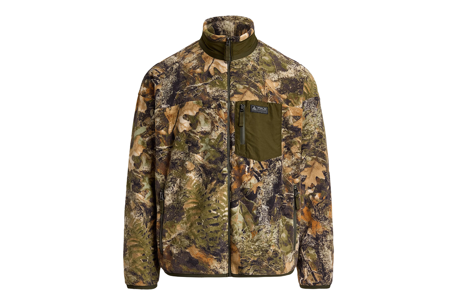 Polo Ralph Lauren Relaxed Fit Forest-Print Fleece Jacket