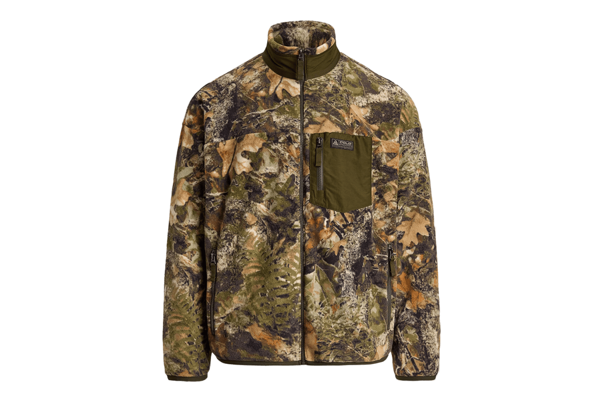 Polo Ralph Lauren Relaxed Fit Forest-Print Fleece Jacket