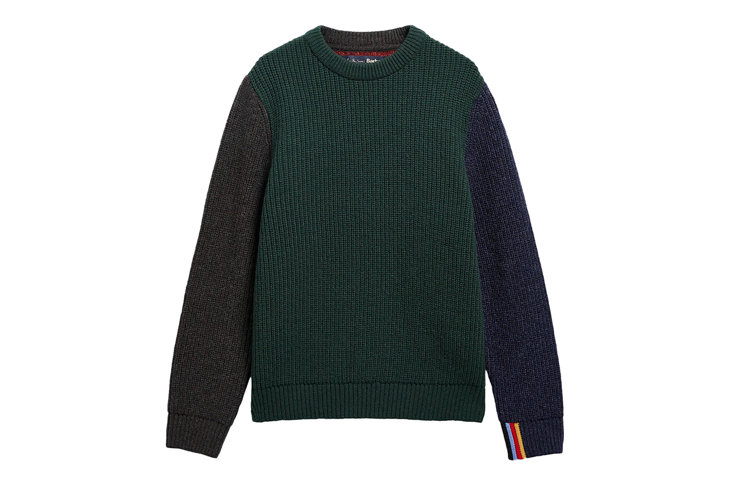 Paul Smith Loves Barbour Tyne Cable-Knit Jumper