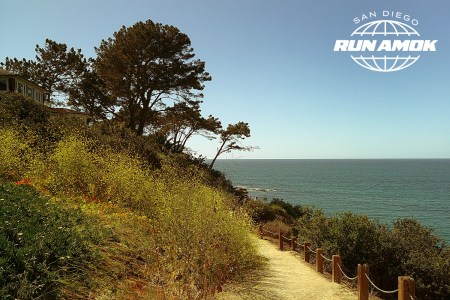 Running Along the Cliffs of America's Finest City