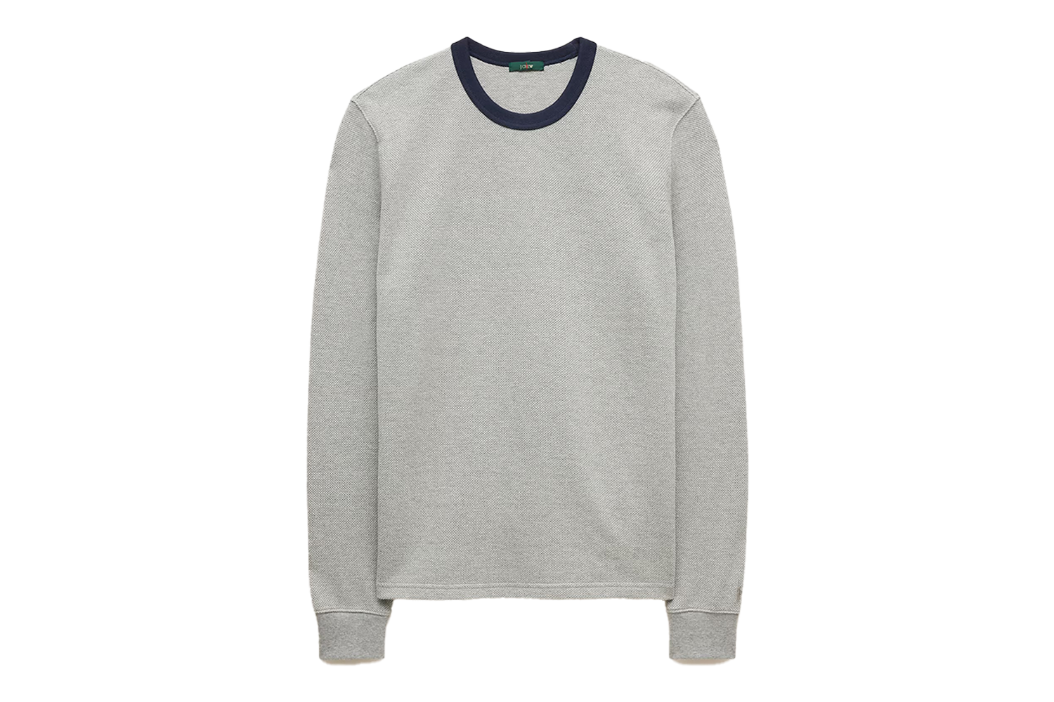 J.Crew Long-Sleeve Macropiqué Ringer T-Shirt