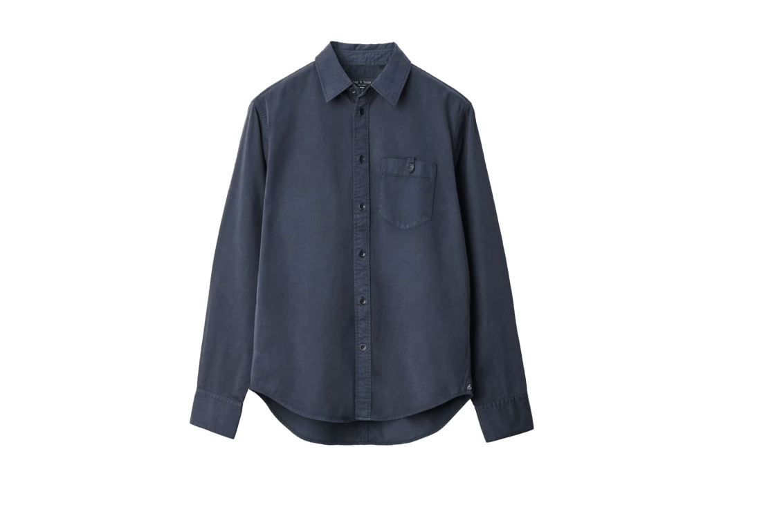 Rag & Bone Tomlin Long-Sleeve Pocket Shirt