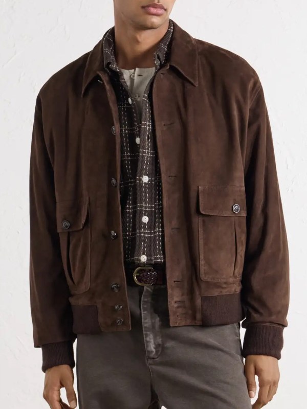 Valstar Milano Colin Suede Bomber Jacket