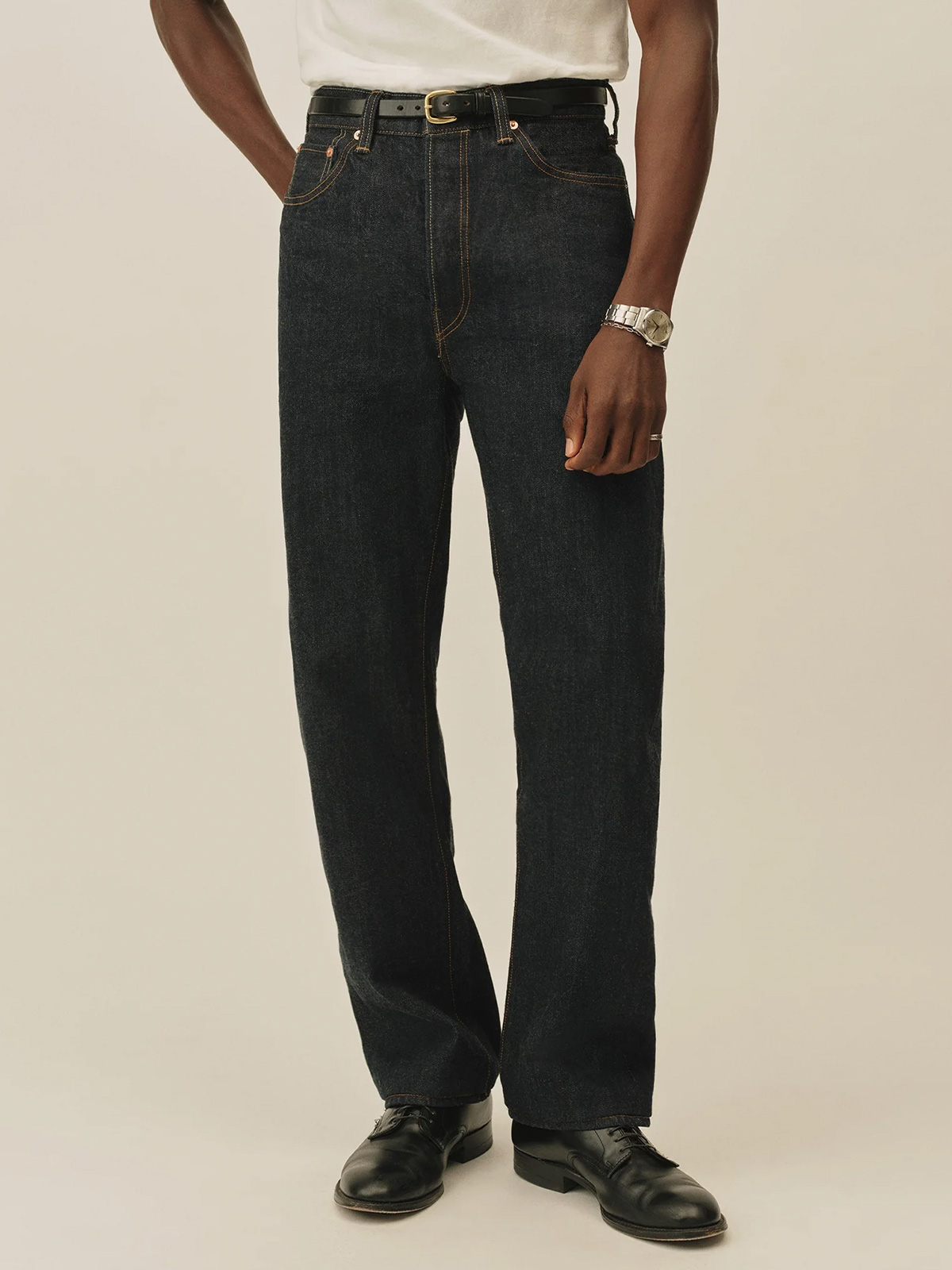 Buck Mason Japanese Loomstate Selvedge Full Saddle Jean