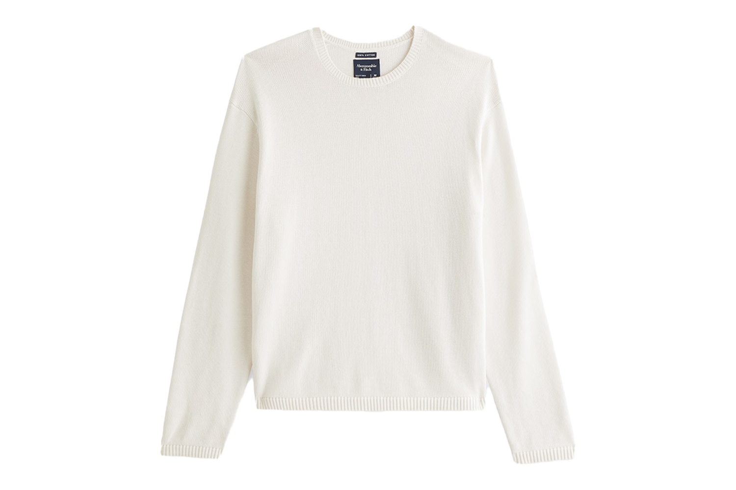 Abercrombie & Fitch 100% Cotton Long-Sleeve Sweater