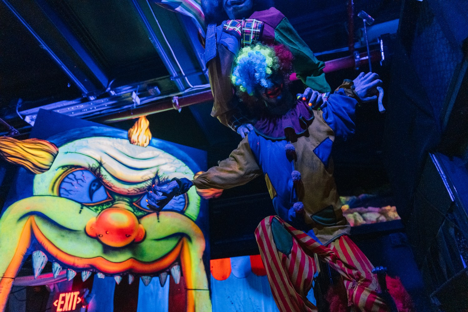 Blood Manor's black-light floor.