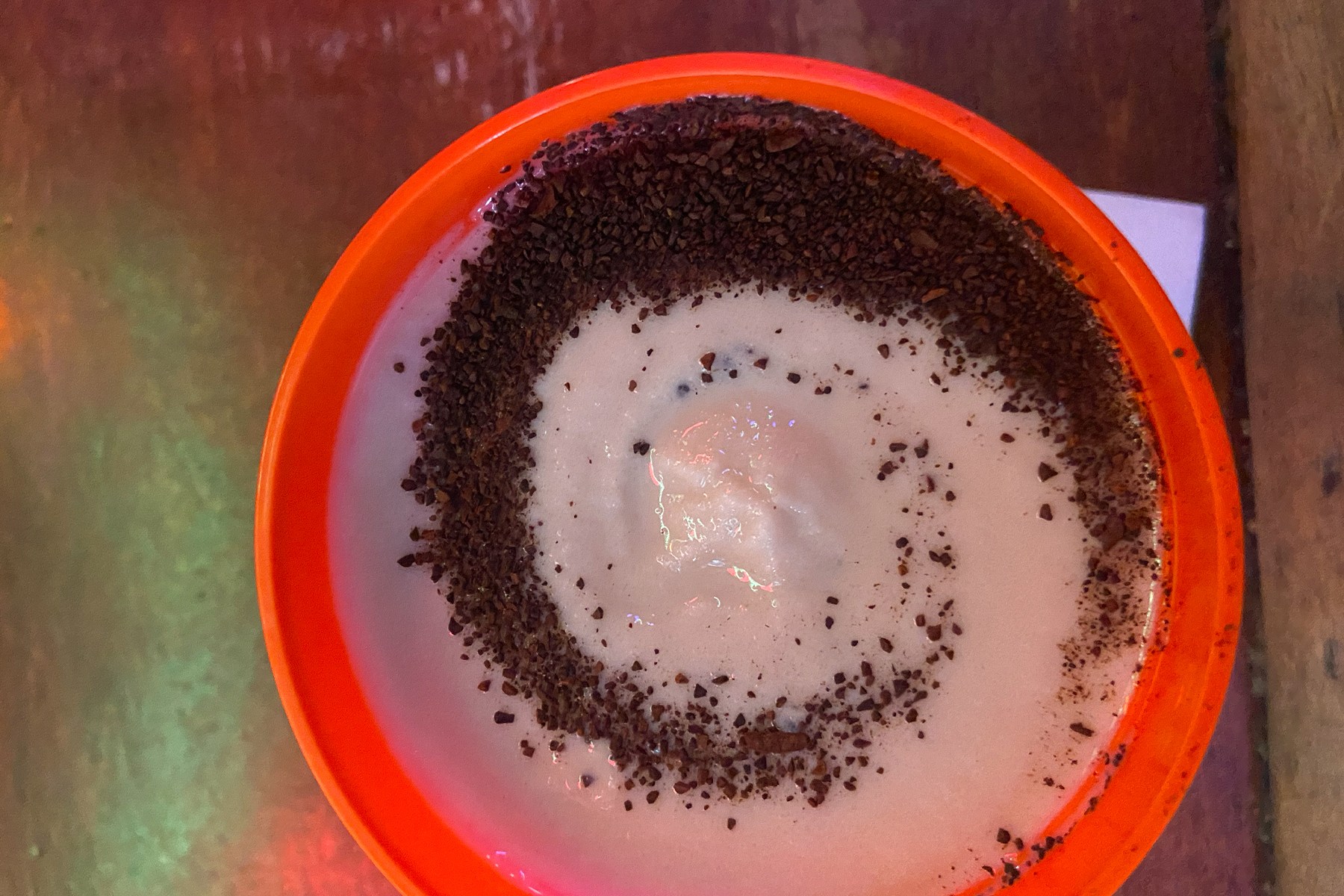 frozen irish coffee at erin rose