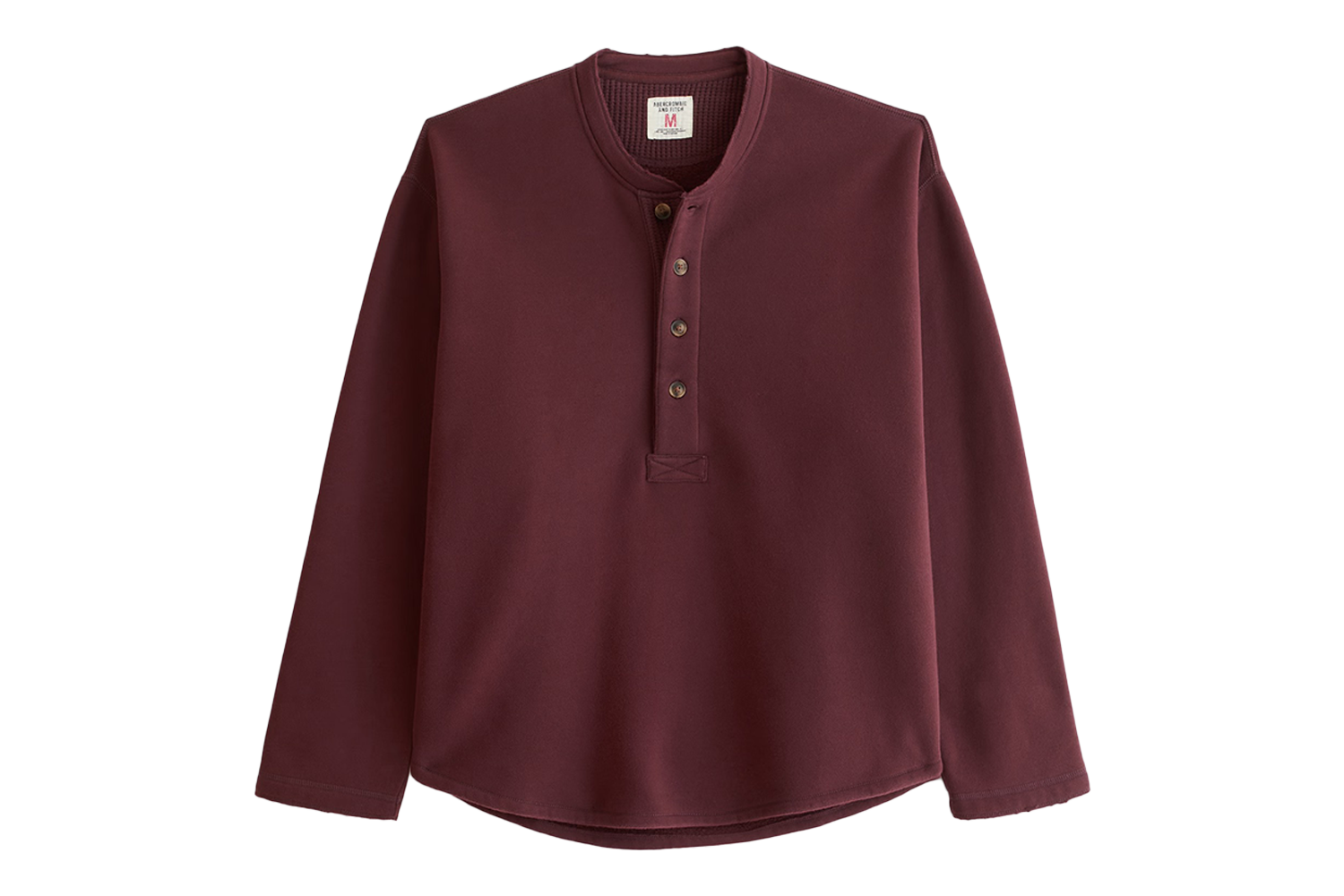 Abercrombie & Fitch Henley Sweatshirt