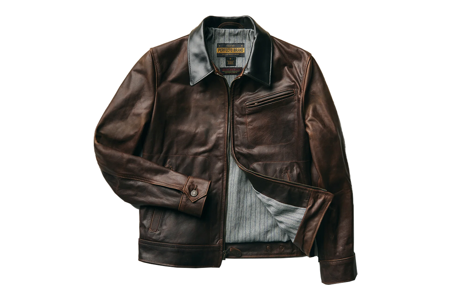 Imogene + Willie x Schott NYC Cowhide Delivery Jacket