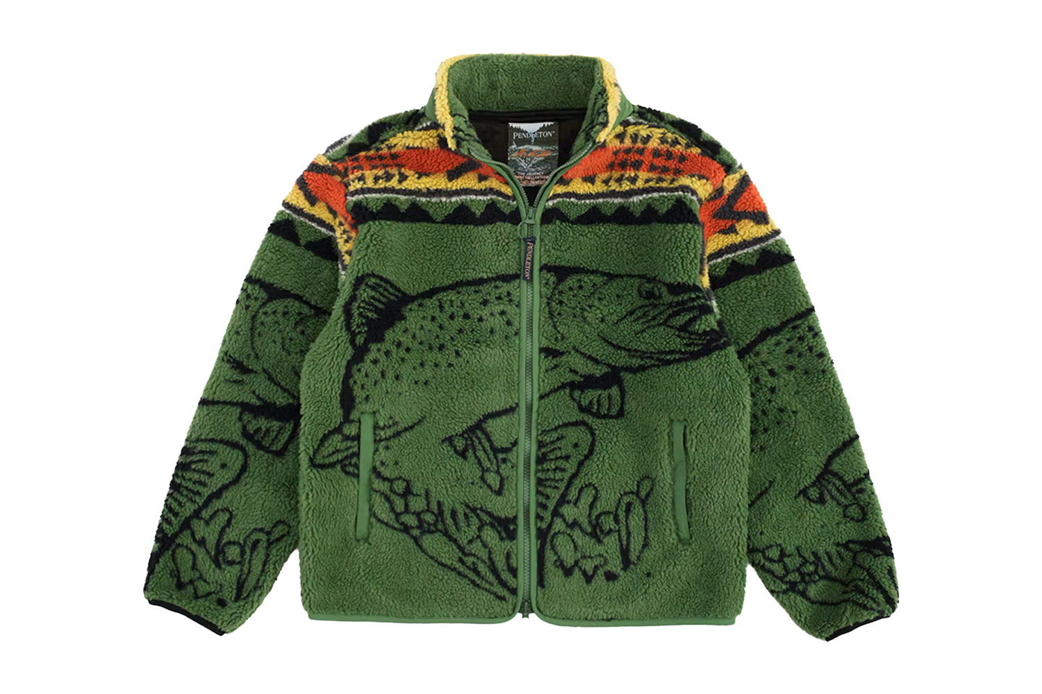 Pendleton Jacquard Sherpa Fleece Jacket