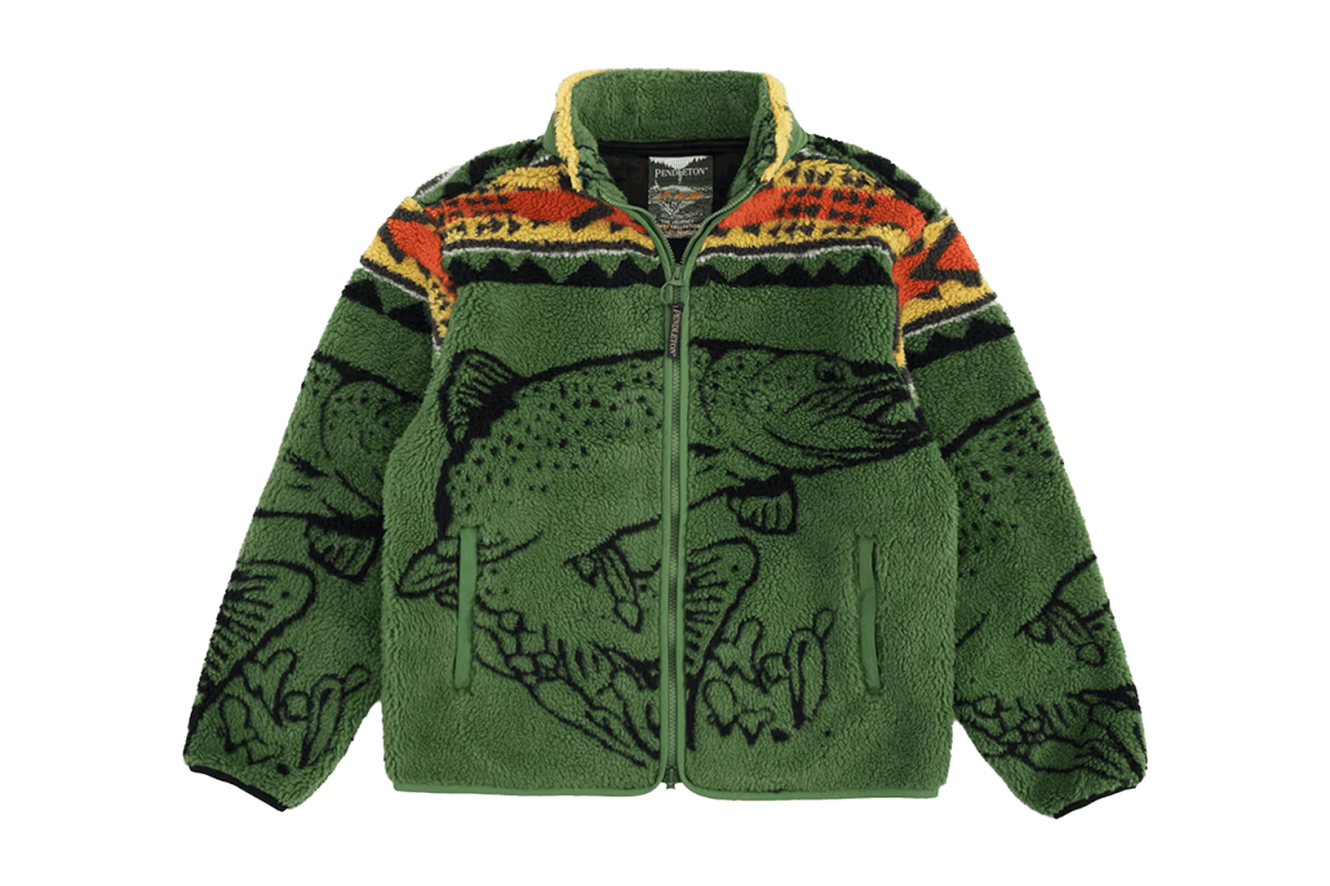Pendleton Jacquard Sherpa Fleece Jacket