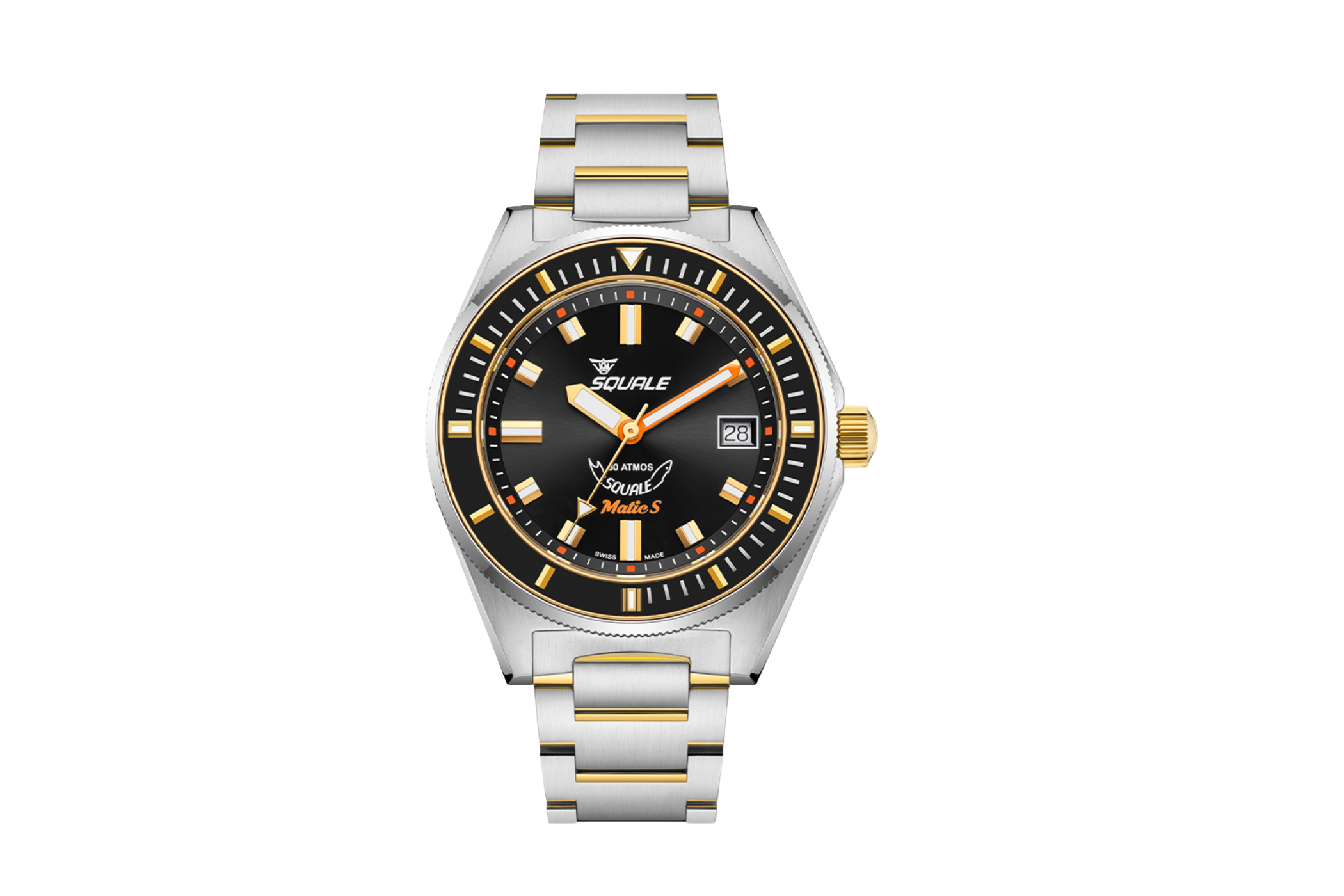 Squale Matic S Two-Tone Bracelet