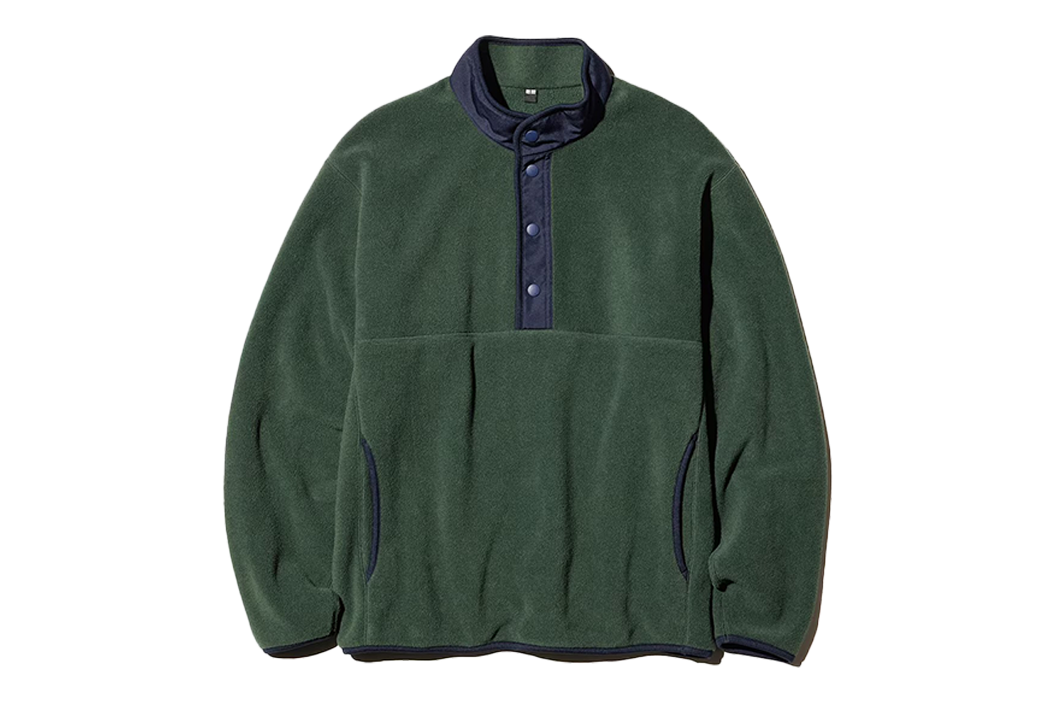 Uniqlo Fleece Button-Up Pullover
